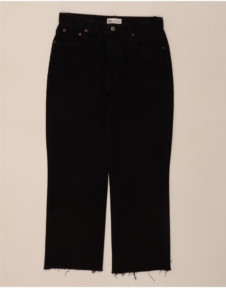 ZARA Womens Straight Jeans EU 38 Small W28 L26 Black Vintage Zara and Second-Hand Zara from Messina Hembry 