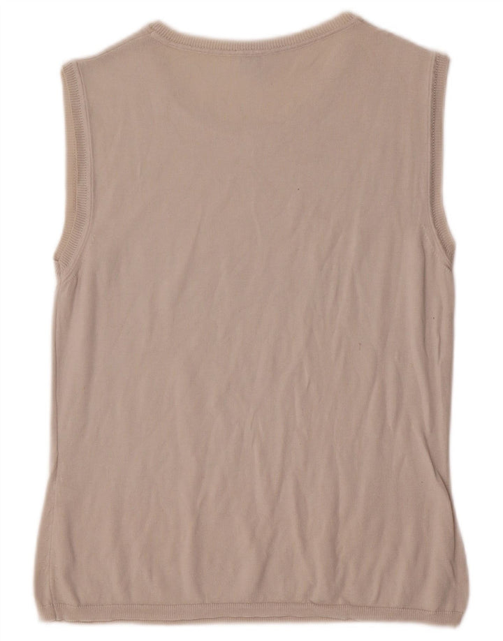 Calvin Klein Jeans Damen Weste Tank Top UK 12 Mittelgrau