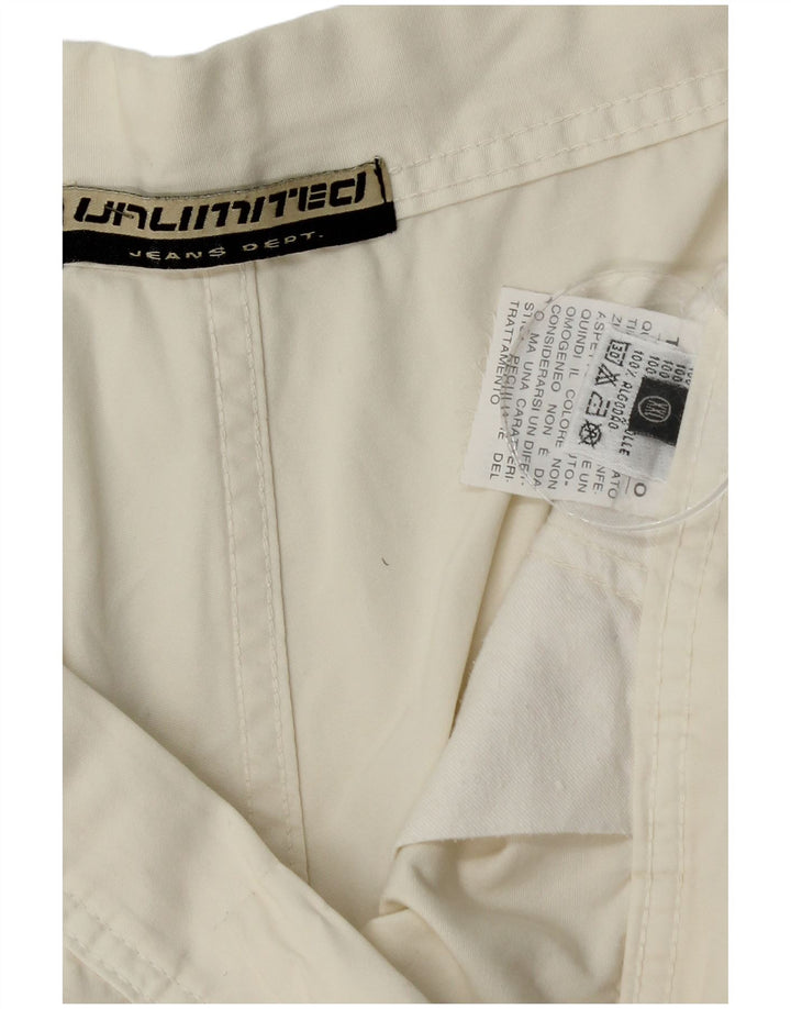 Unlimited Herren Cargoshorts 2XL W36 Weiße Baumwolle