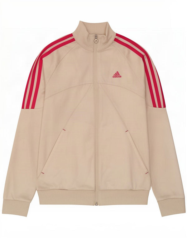 Adidas Mädchen Grafik-Trainingsanzug-Top-Jacke, 13–14 Jahre, weißes Polyester