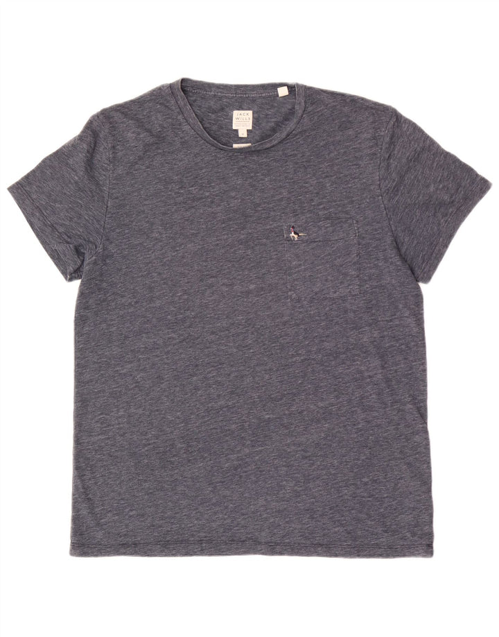 Jack Wills Herren Slim Fit T-Shirt Top XL Grau