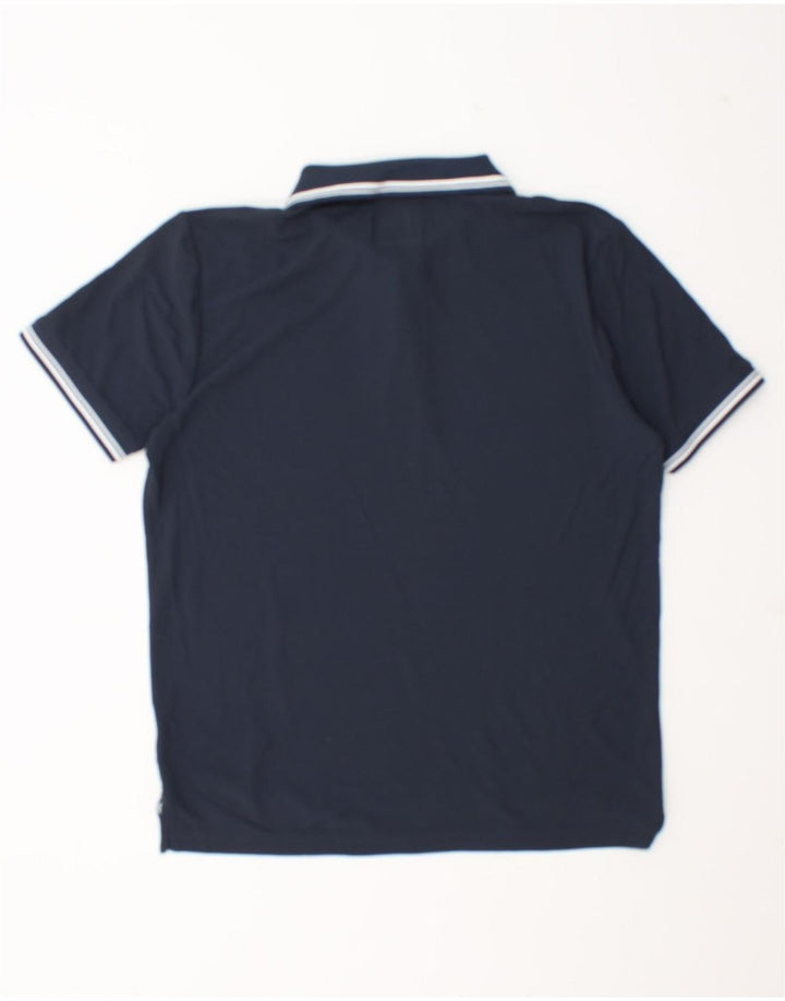HELLY HANSEN Herren-Poloshirt, groß, marineblau gestreift
