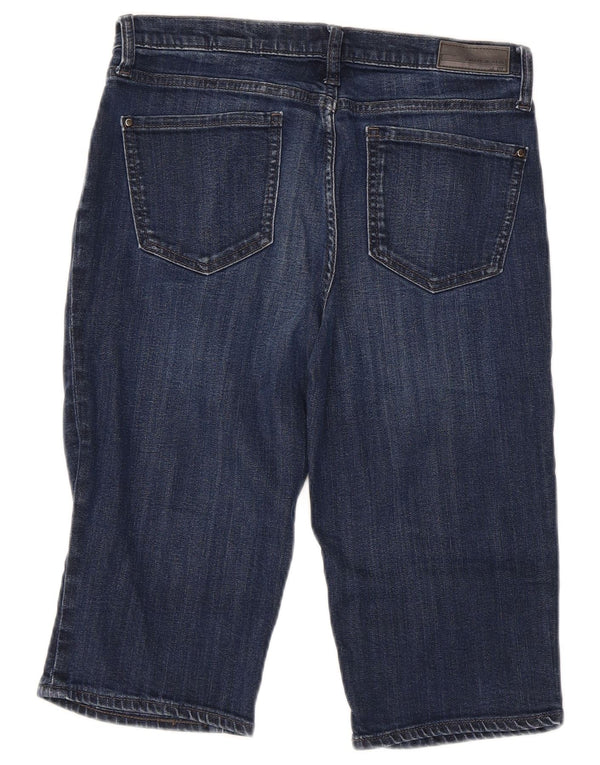 Dkny Damen Bermuda Denim Shorts US 6 Medium W30 Blaue Baumwolle