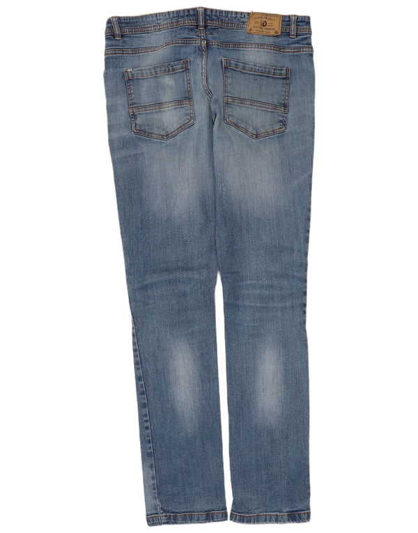 DACK'S Herren Slim Jeans IT 50 Large W34 L31 Blaue Baumwolle
