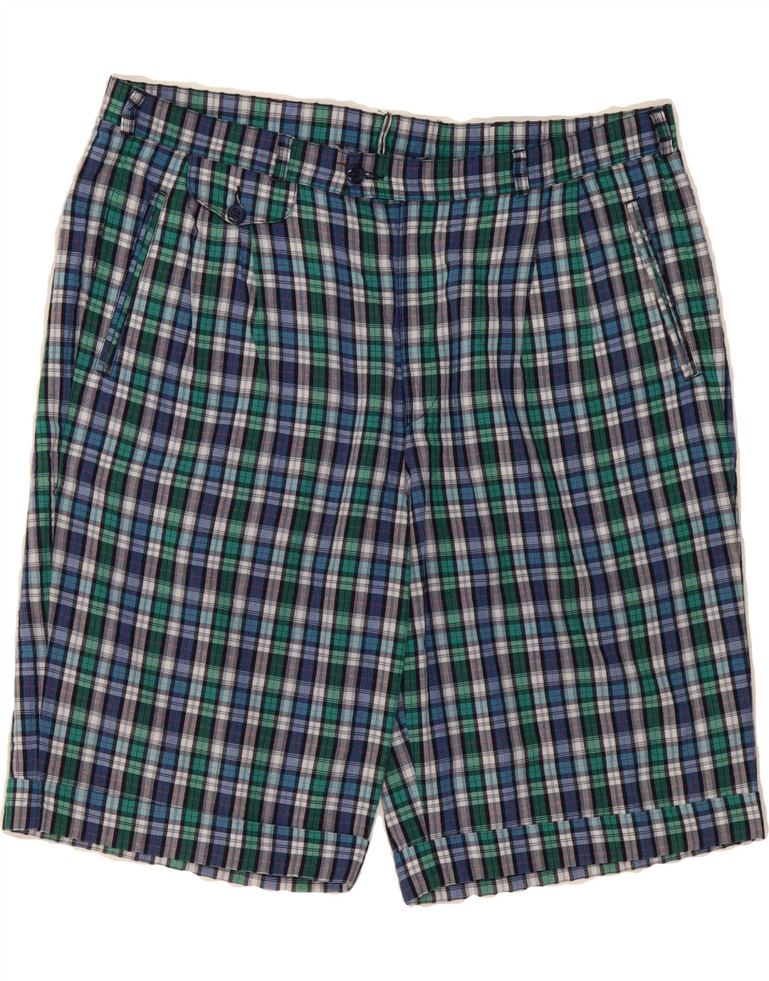 MCGREGOR Mens Chino Shorts W38 XL Multicoloured Check Vintage McGregor and Second-Hand McGregor from Messina Hembry 