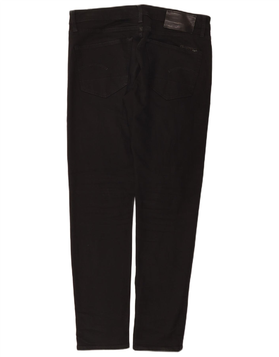 G-Star Herren Slim Jeans W32 L32 Schwarze Baumwolle