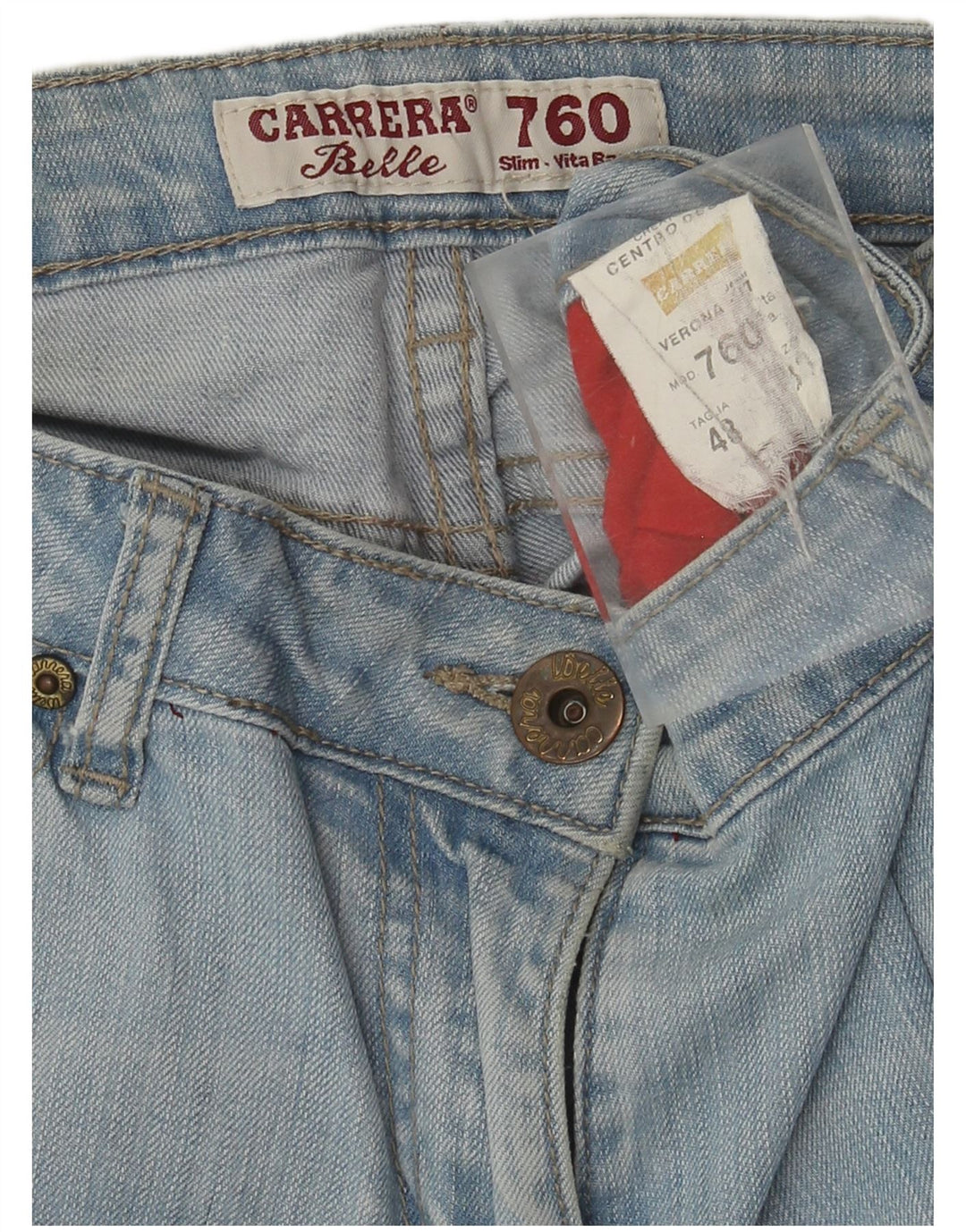 Carrera Damen Slim Jeans IT 48 XL W32 L29 Blau