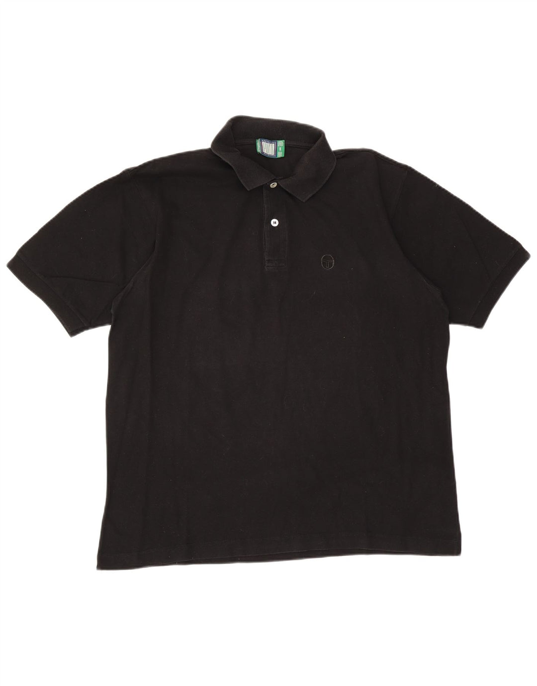 Sergio Tacchini Herren Poloshirt XL Schwarz
