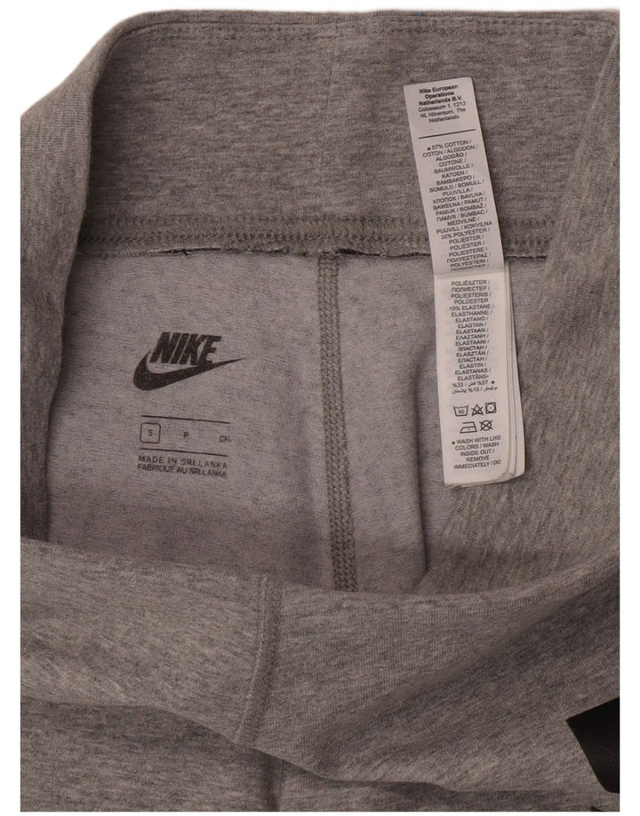 Nike Womens Graphic Leggings UK 8 Small Grau gefleckte Baumwolle