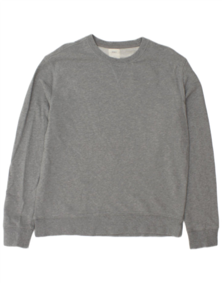 Marks & Spencer Herren-Sweatshirt, Pullover, Größe L, Grau, Baumwolle