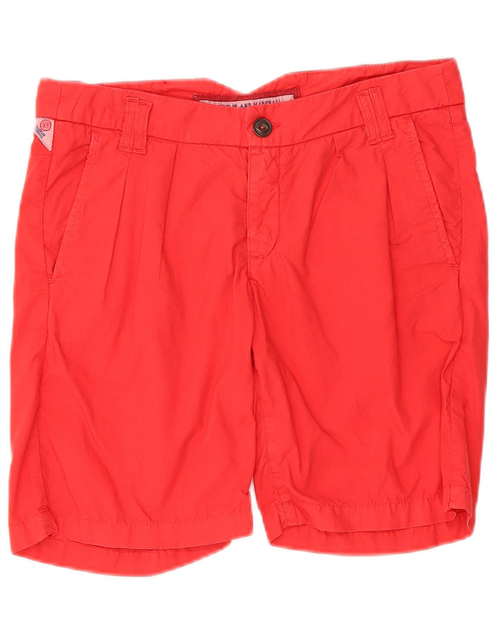Franklin & Marshall Damen Pegged Casual Shorts W27 Small Rot