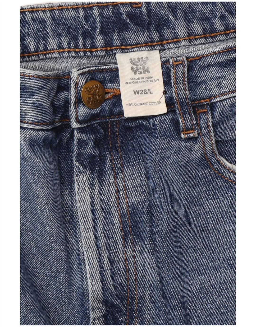 Vintage Herren Tapered Jeans W28 L31 Blaue Baumwolle