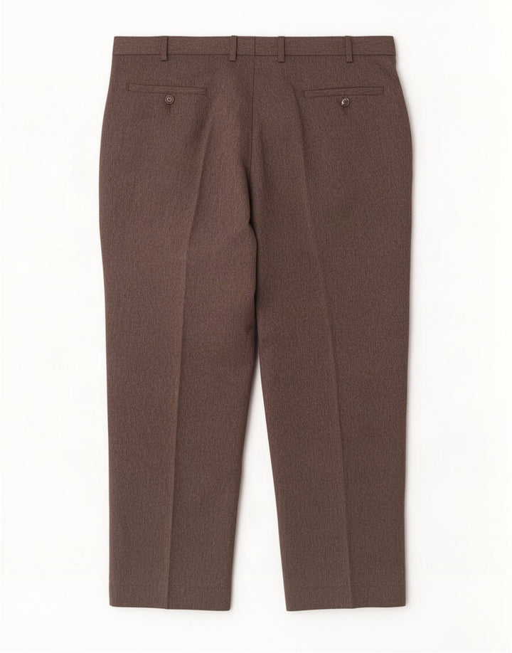 Gerade Herren-Anzughose von Marks & Spencer, W38, L29, graues Fischgrätenmuster