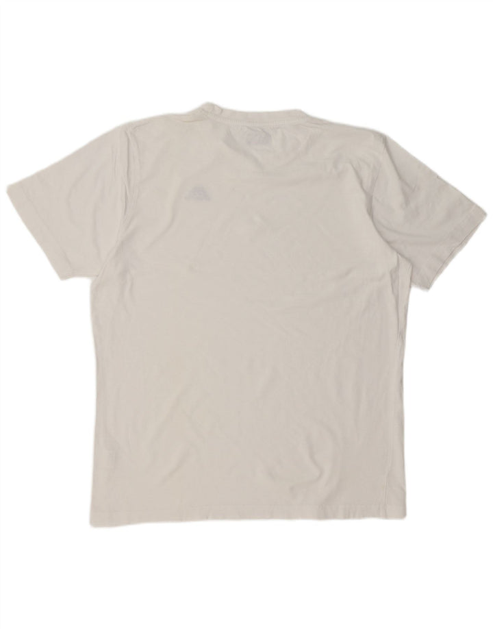 Kappa Herren T-Shirt Top XL Weiße Baumwolle