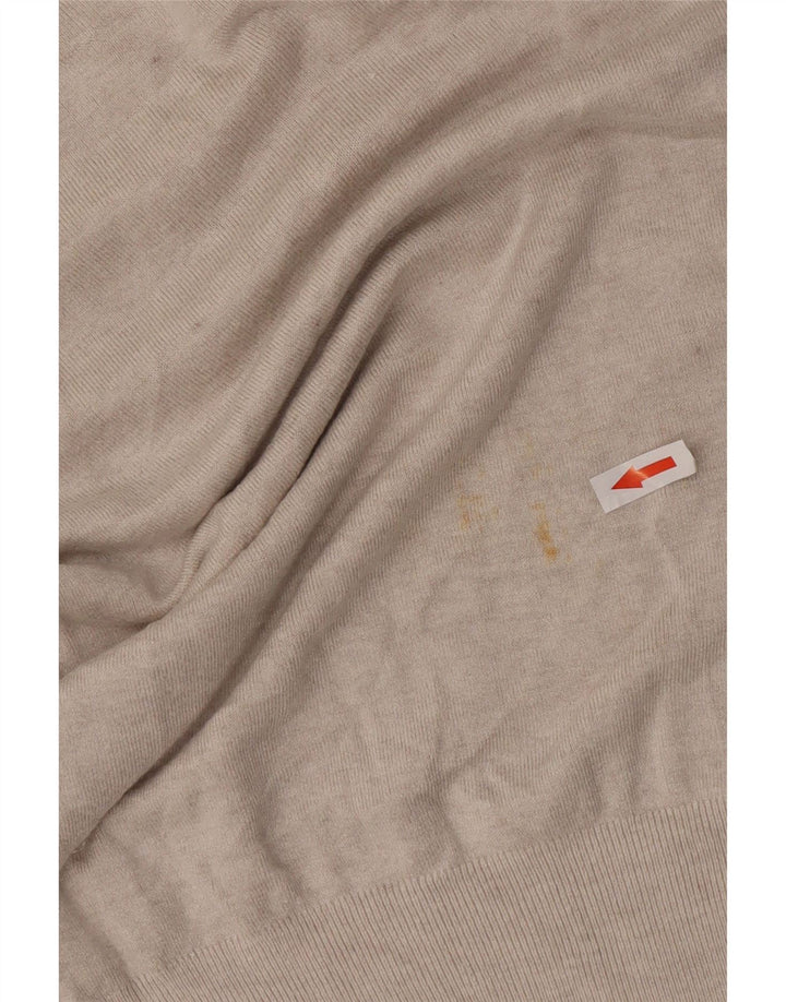 Rollkragenpullover für Damen von Zara, Gr. 10, Größe S, Beige, Viskose