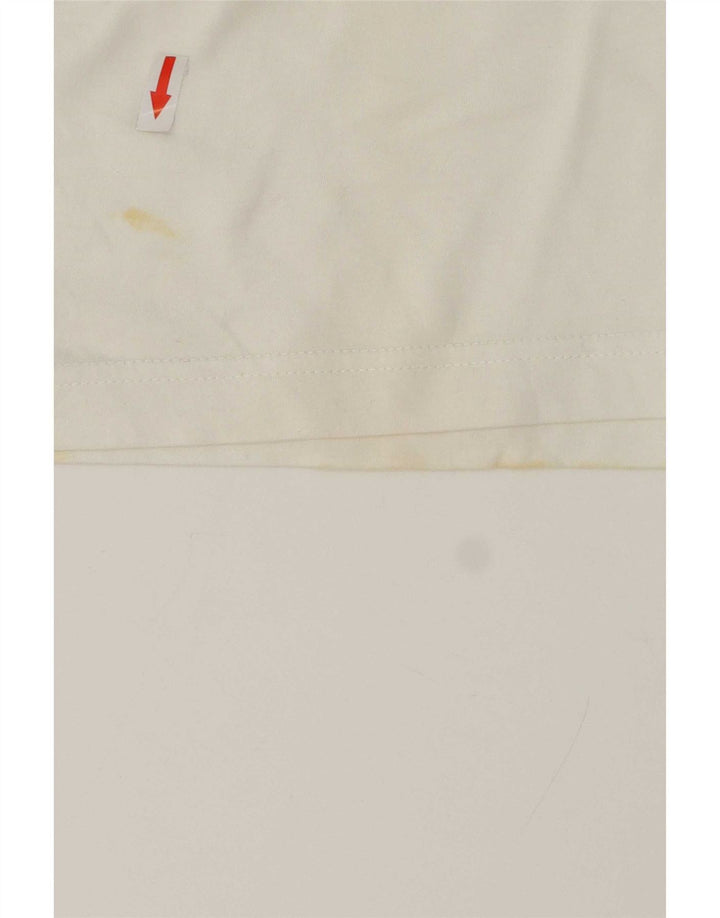 Lotto Herren-Poloshirt, groß, weiß, geometrisch