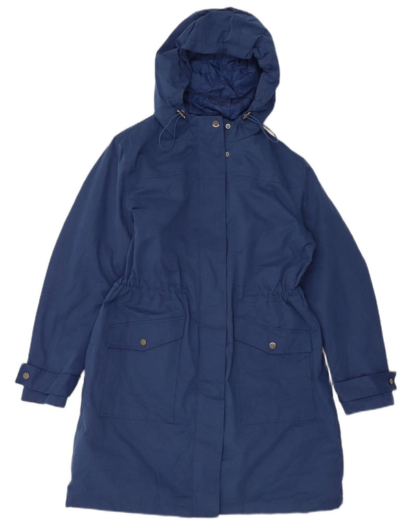 Hobbs Damen-Windbreaker-Mantel mit Kapuze, reguläre Passform, UK 12, Mittelblau