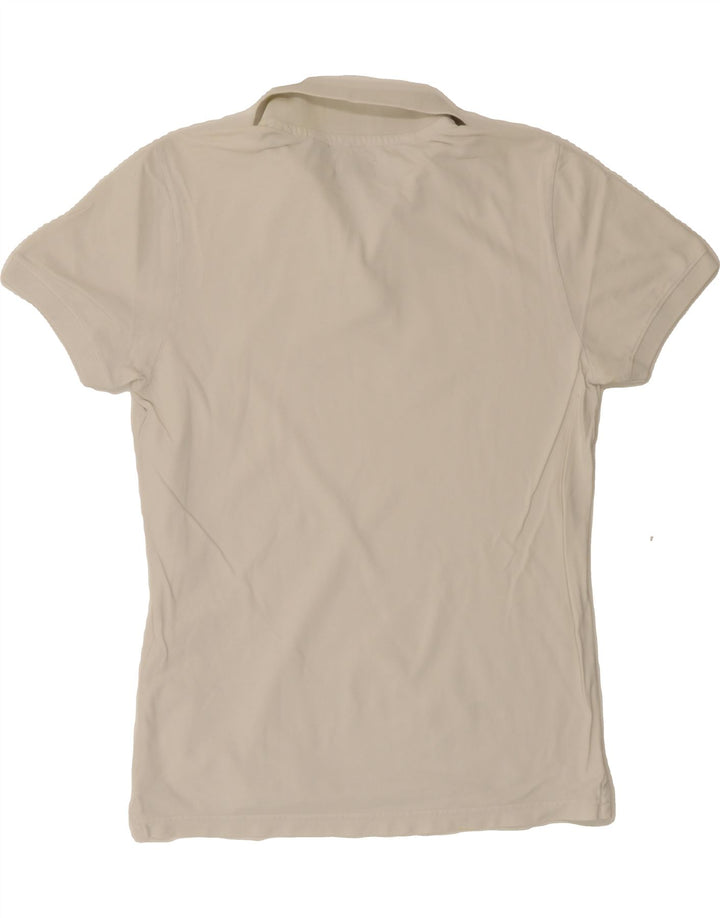 NAPAPIJRI Mens Polo Shirt Medium White Vintage Napapijri and Second-Hand Napapijri from Messina Hembry 
