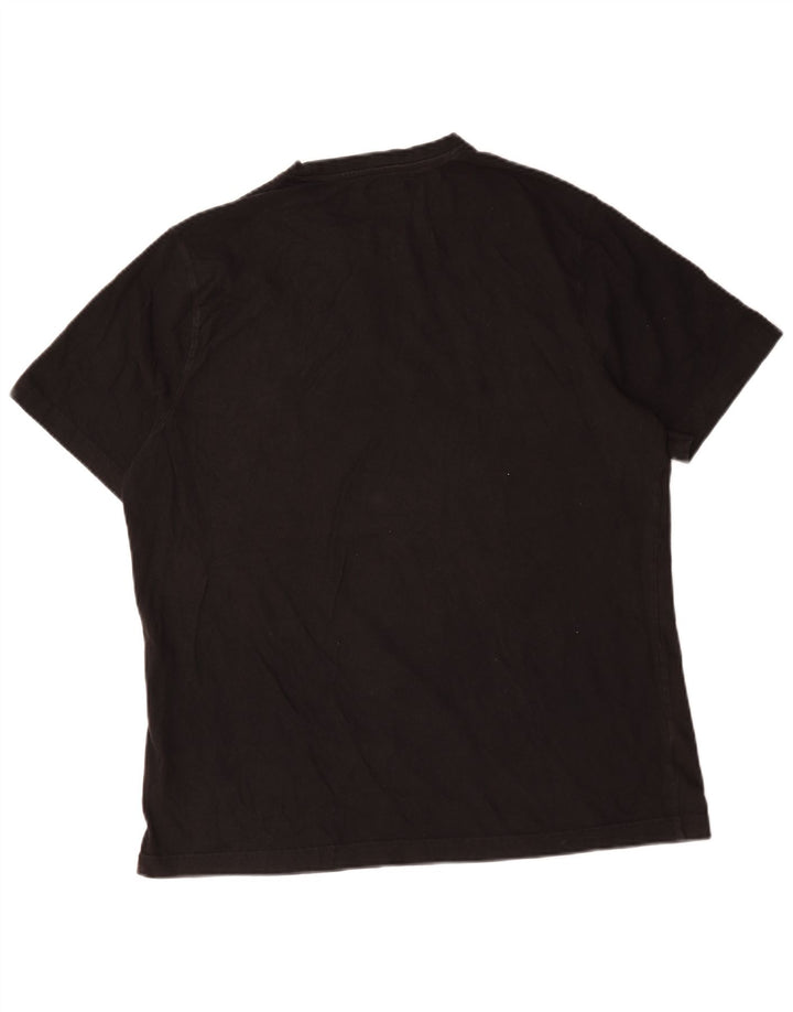 Champion Herren Grafik T-Shirt Top XL Schwarz Baumwolle