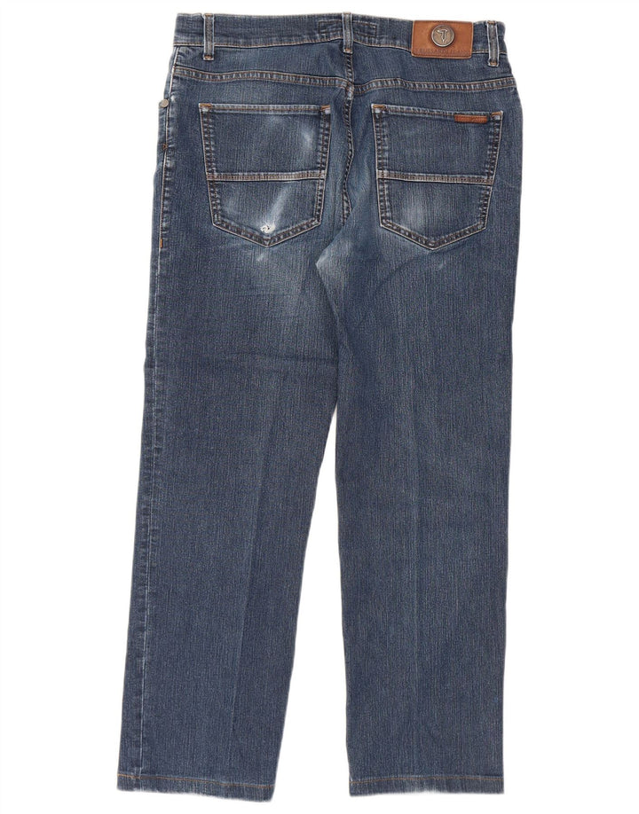 TRUSSARDI Herren Straight Jeans W30 L26 Blau