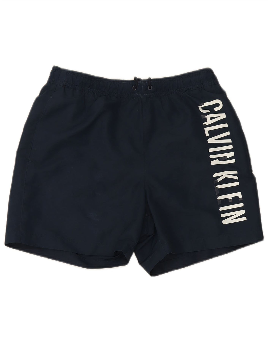 Calvin Klein Herren Badeshorts mit Grafik, Größe S, Marineblau