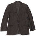 Valentino Herren-Blazerjacke mit 1 Knopf IT 48 Mittelgraue Schurwolle