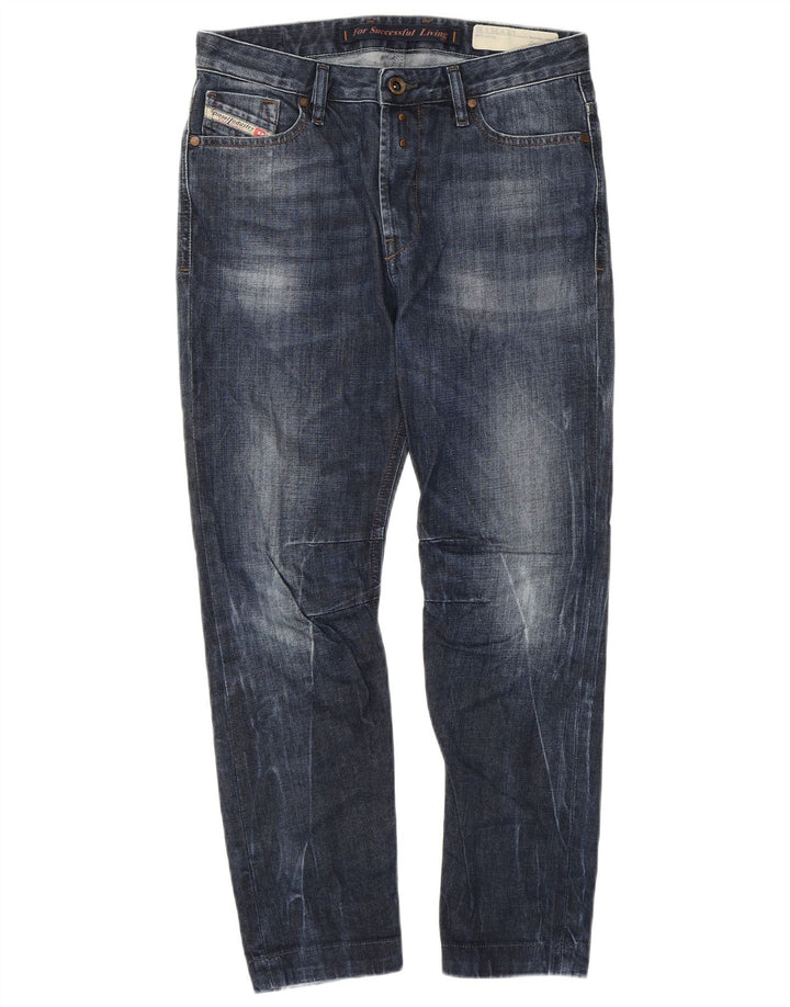DIESEL Herren Slim Jeans W25 L23 Blaue Baumwolle