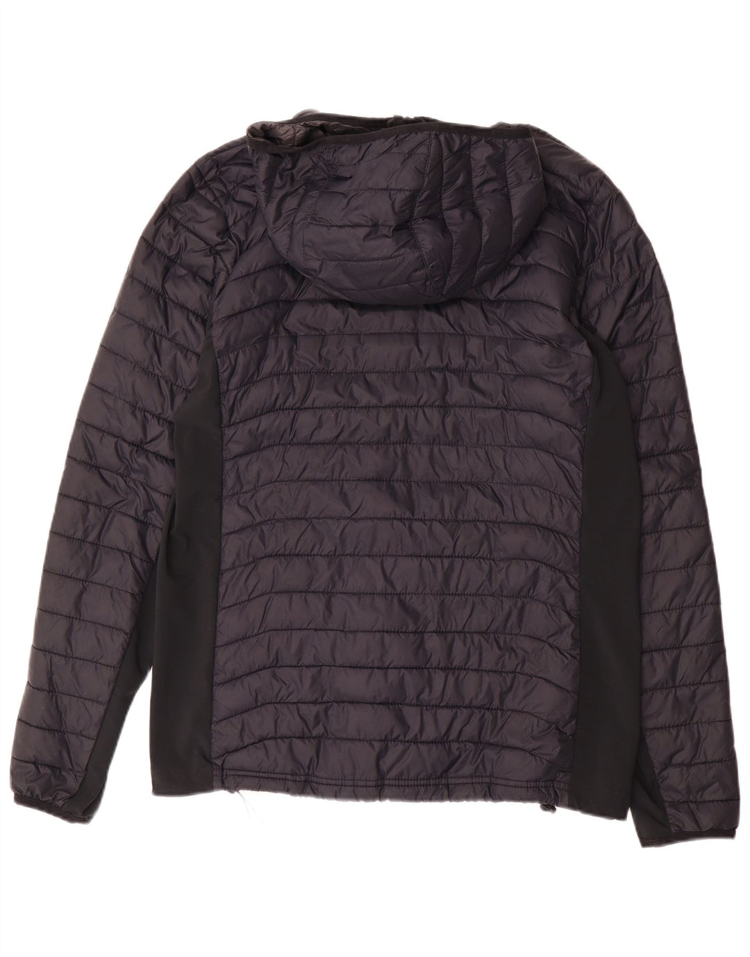 Columbia Herren-Jacke mit Kapuze, mittelgroß, Marineblau, Colourblock-Nylon