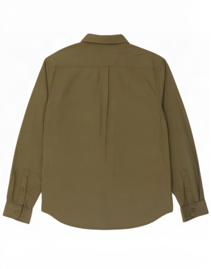 C&A Herrenhemd XL Khaki Baumwolle