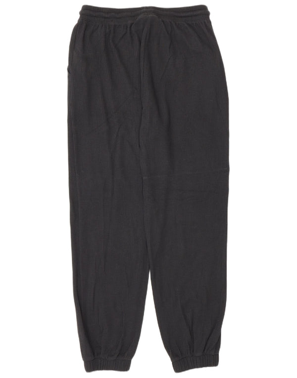 Adidas Damen Trainingshose Jogger UK 14 Mittelschwarze Baumwolle