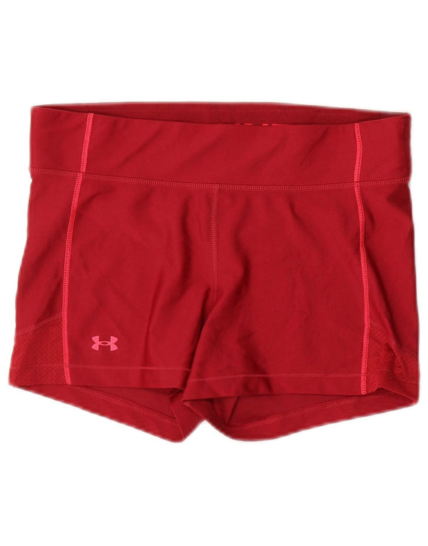 Under Armour Damen Sportshorts UK 14 Large Rot