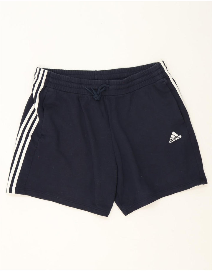 Adidas Herren Sport Shorts 2XL Marineblau Baumwolle