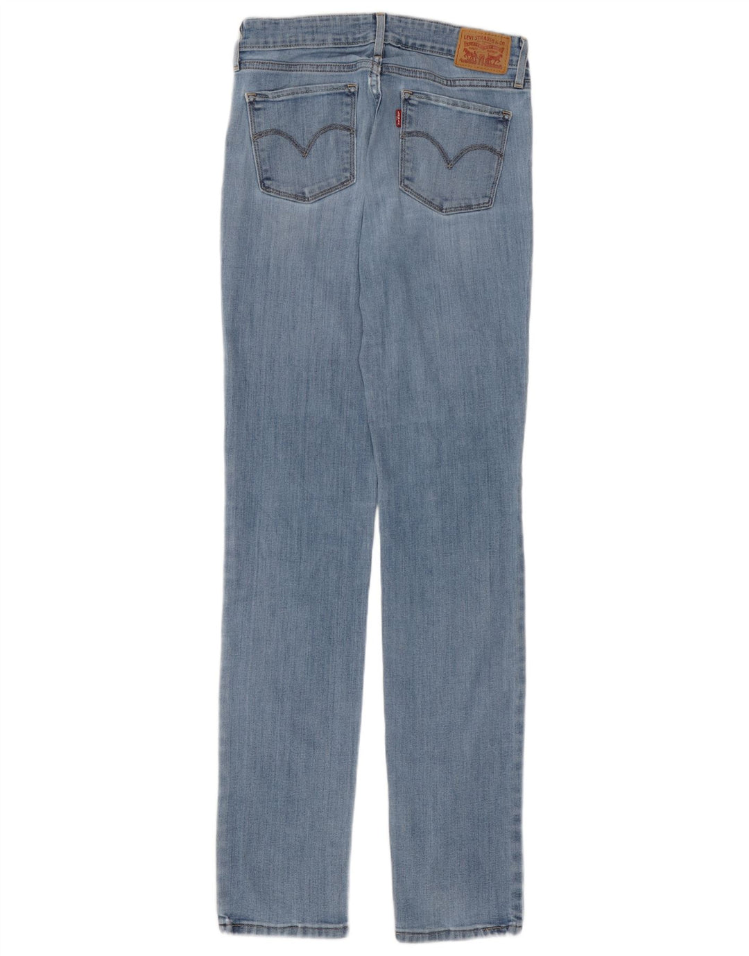 Levi's Damen 712 Slim Jeans W27 L34 Blaue Baumwolle