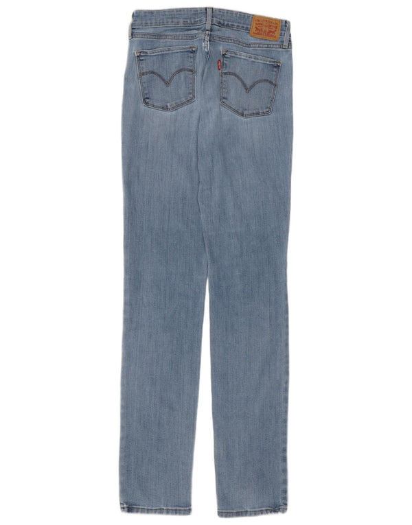 Levi's Damen 712 Slim Jeans W27 L34 Blaue Baumwolle