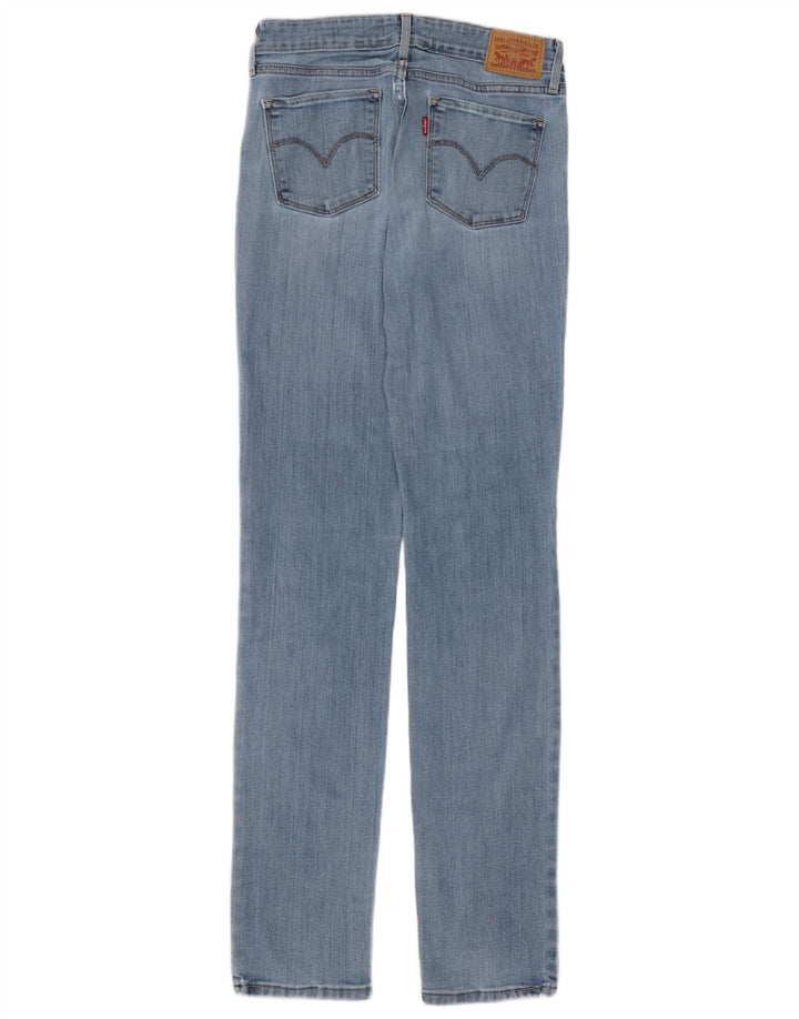 Levi's Damen 712 Slim Jeans W27 L34 Blaue Baumwolle