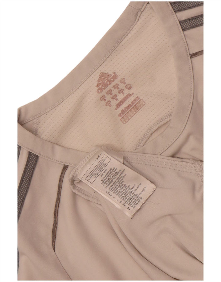 Adidas Herren Climacool T-Shirt Top Mittelweißes Colourblock-Polyester