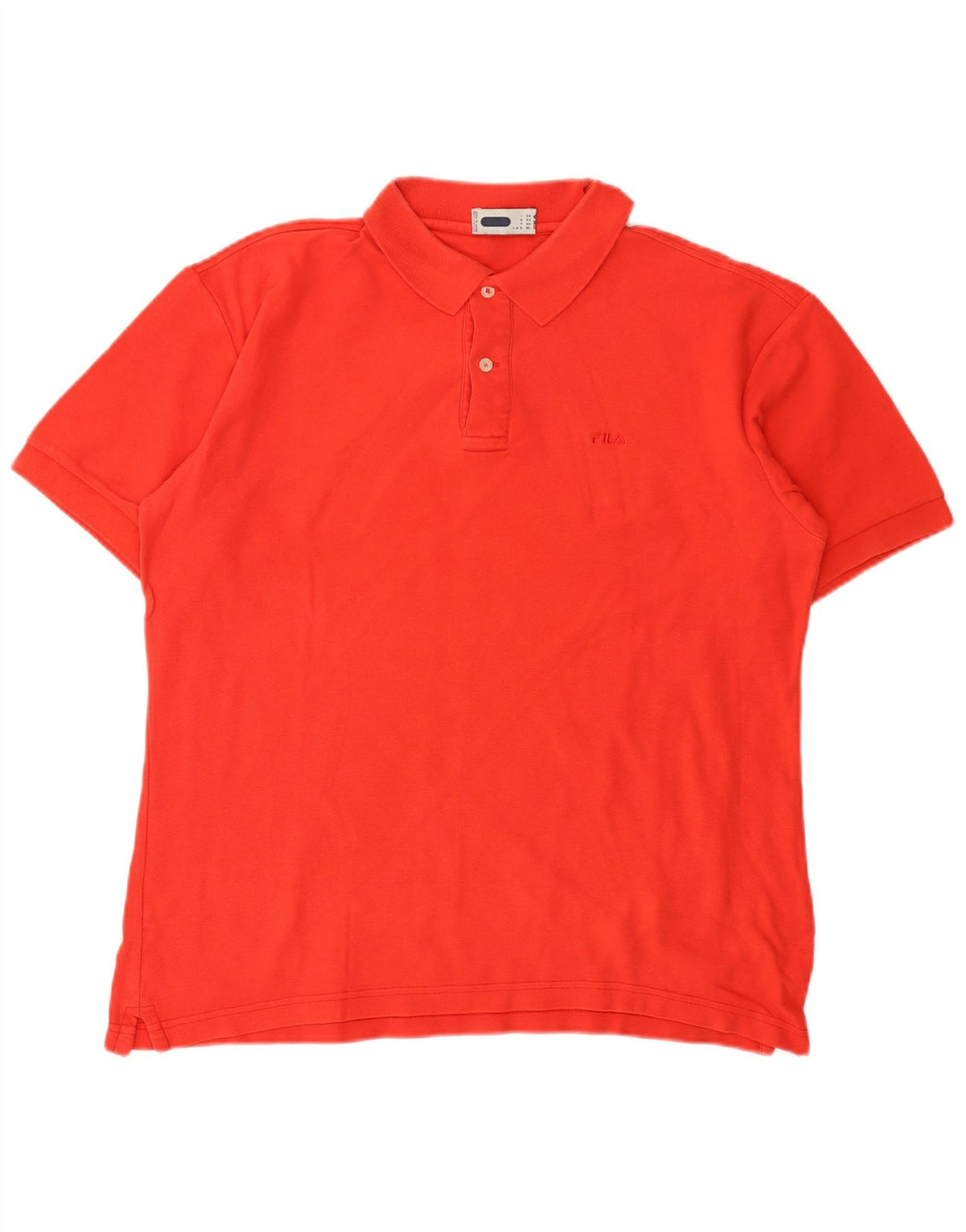 Fila Herren Poloshirt Mittelrote Baumwolle