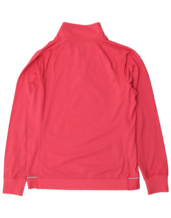 IZOD Herren-Sweatshirt mit Reißverschluss am Hals, klein, rosa, Polyester