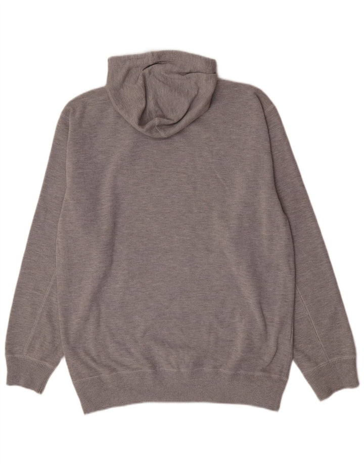 Gas Herren Kapuzenpullover XL Grau Baumwolle