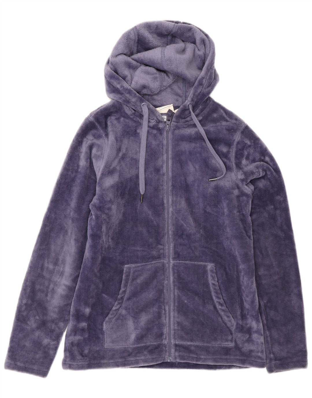 Mountain Warehouse Damen-Fleecejacke mit Kapuze, UK 8, Größe S, Lila, Polyester