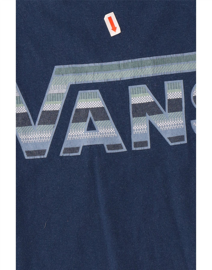 VANS Herren Grafik T-Shirt Top 2XL Blau