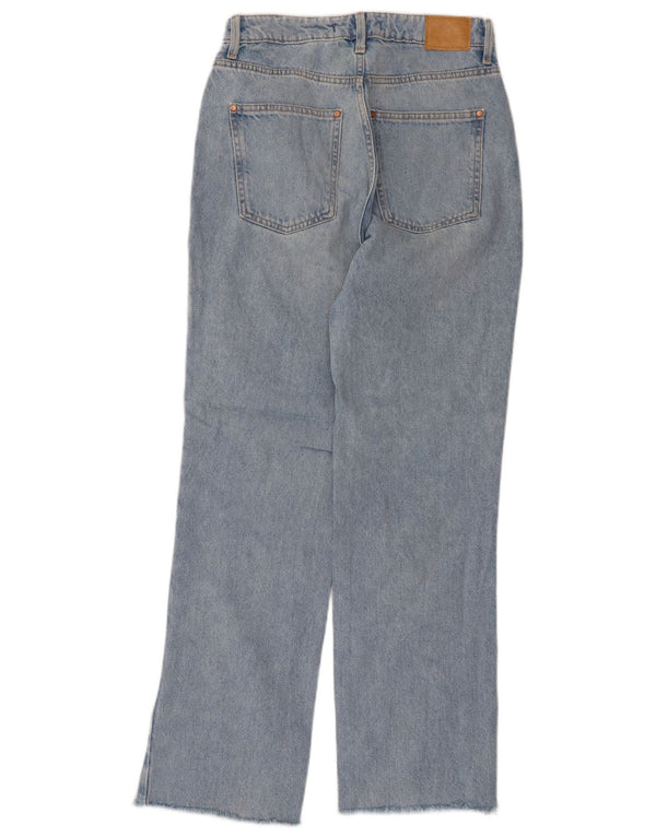 Zara Damen Straight Jeans EU 36 XS W26 L29 Blau