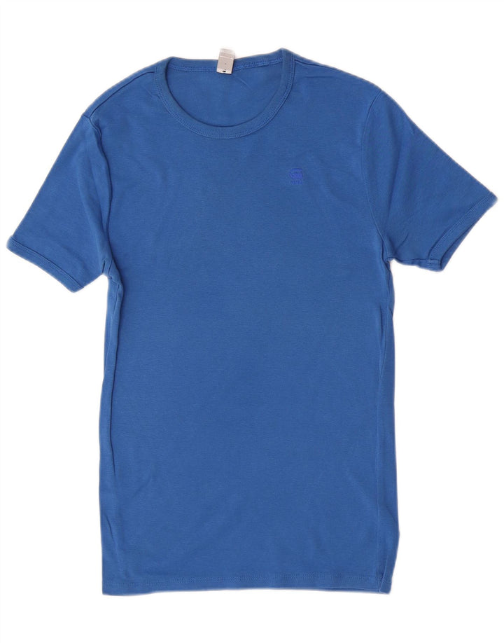 G-Star Herren T-Shirt Top Small Blau Baumwolle