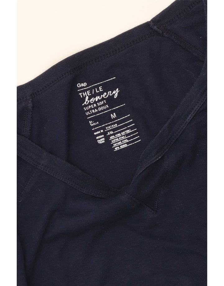 Gap Damen-Sweatshirt-Pullover UK 12, mittelmarineblaue Baumwolle