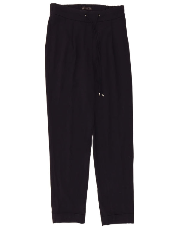 Marks & Spencer Damen Freizeithose UK 10 Small W30 L30 Marineblau