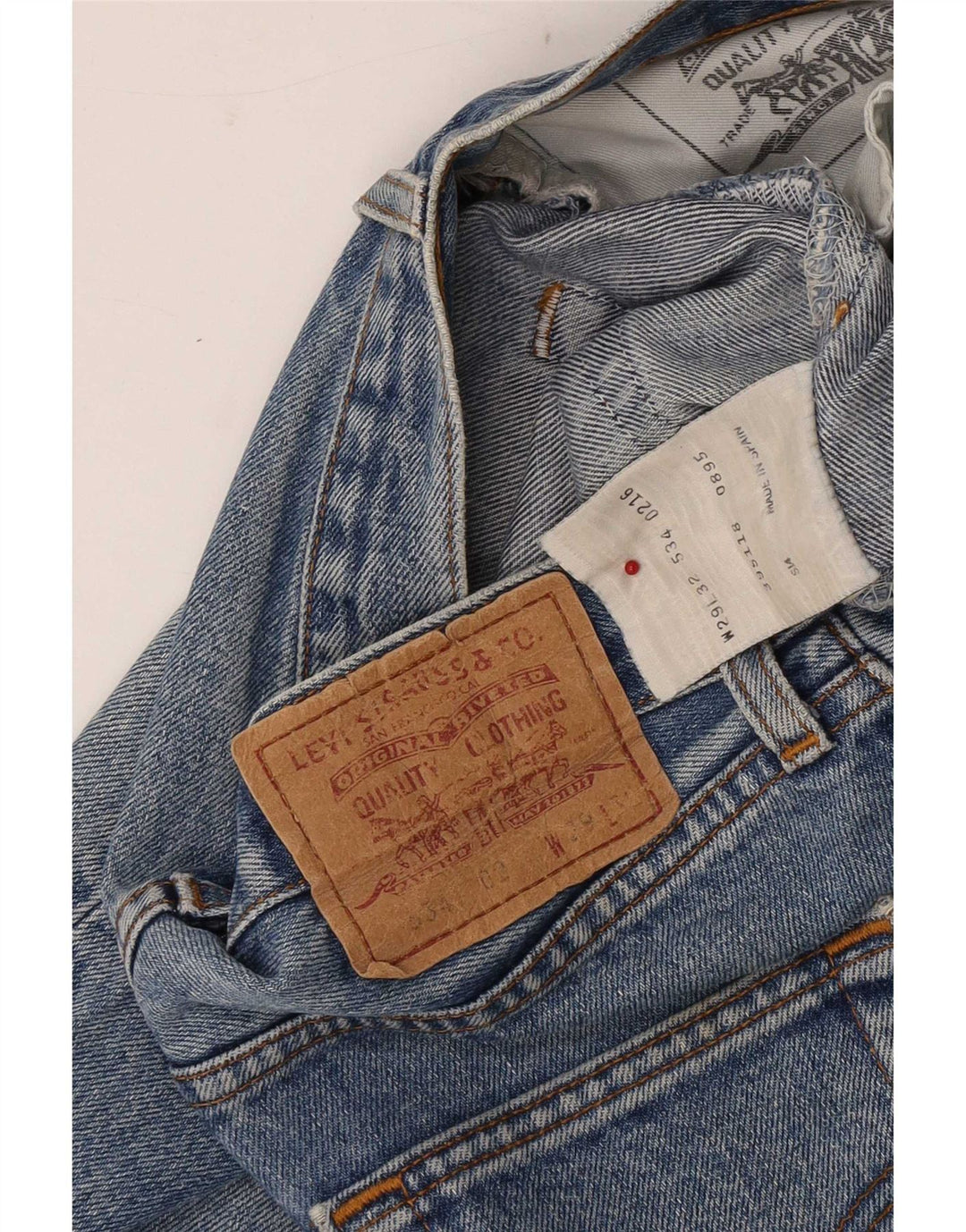 Levi's Herren 534 Tapered Jeans W29 L26 Blaue Baumwolle