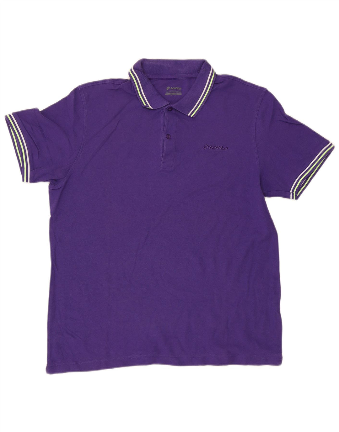Lotto Herren-Poloshirt, Größe L, Lila