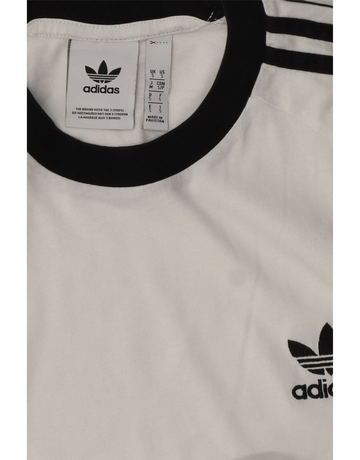 ADIDAS Herren T-Shirt Top Small Weiß