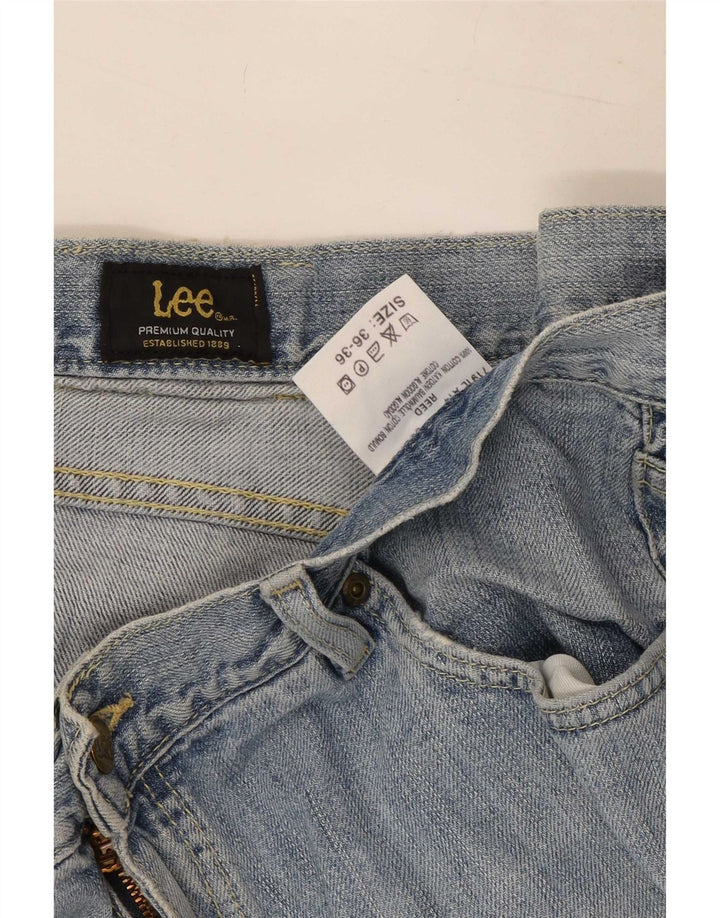 Lee Herren REED Bootcut Jeans W36 L30 Blaue Baumwolle