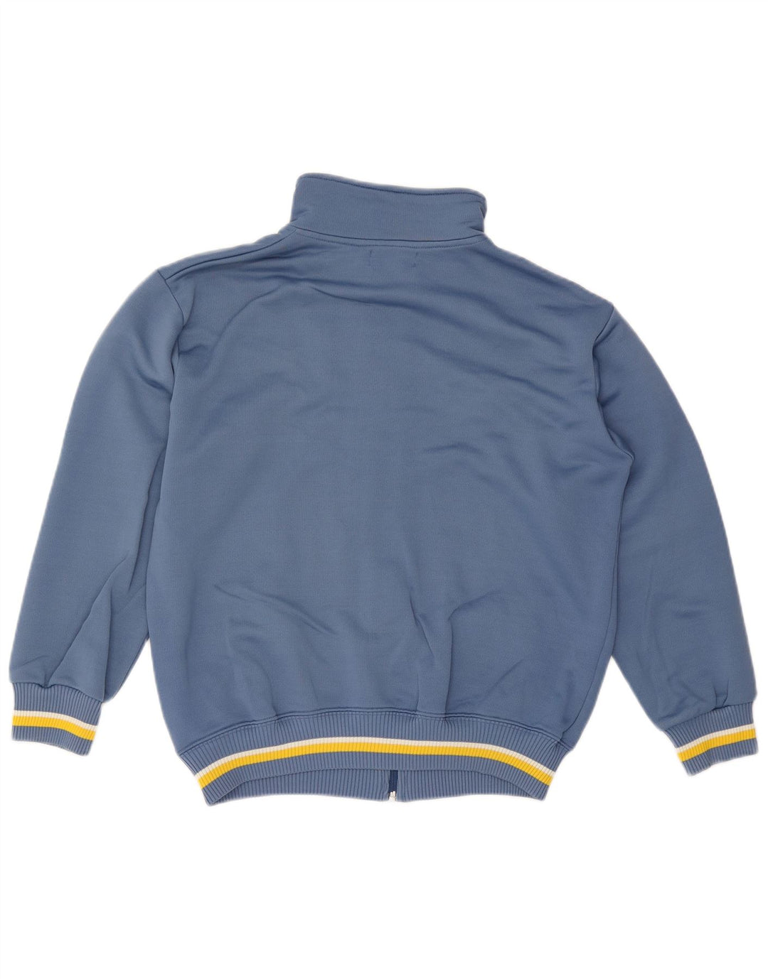 Fred Perry Herren-Trainingsanzugoberteil aus mittelblauer Colourblock-Baumwolle